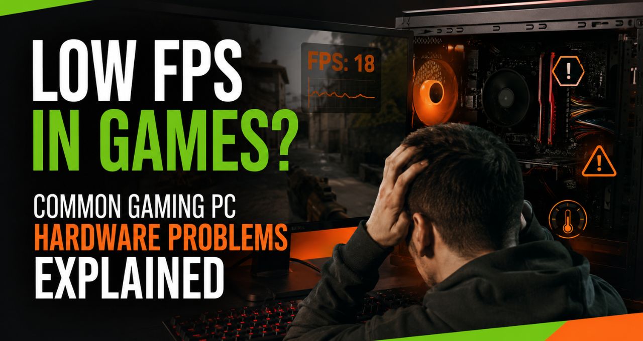 Low FPS in Games? Common Gaming PC Hardware Problems Explained