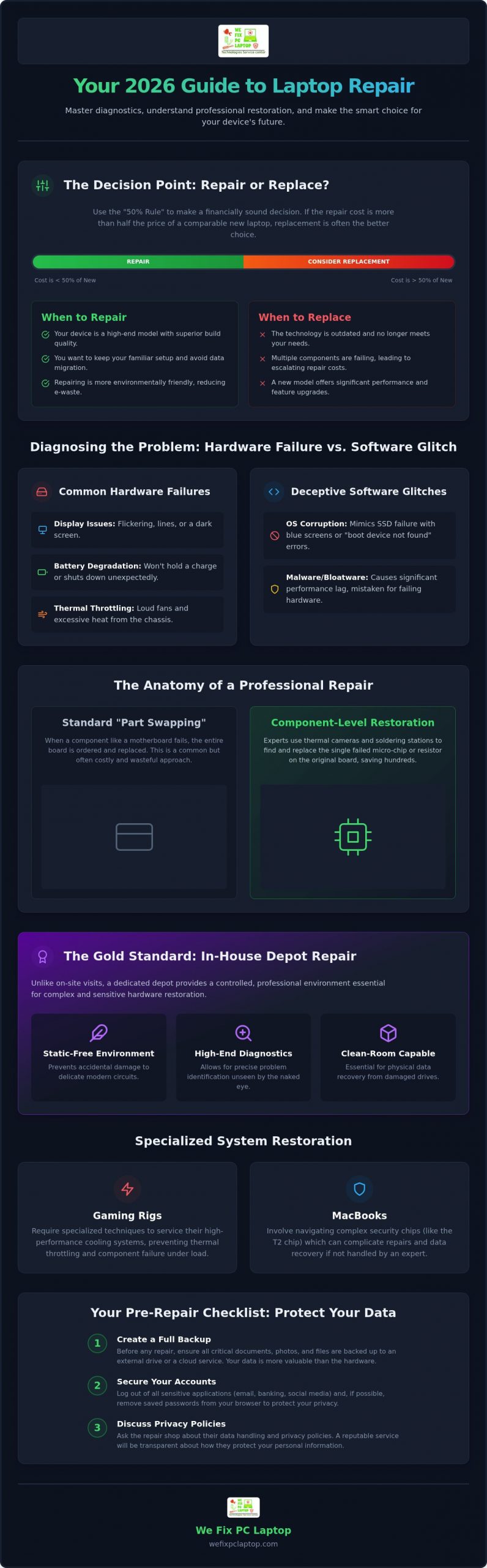 The Ultimate Guide to Laptop Repair: Restoring Performance and Data in 2026