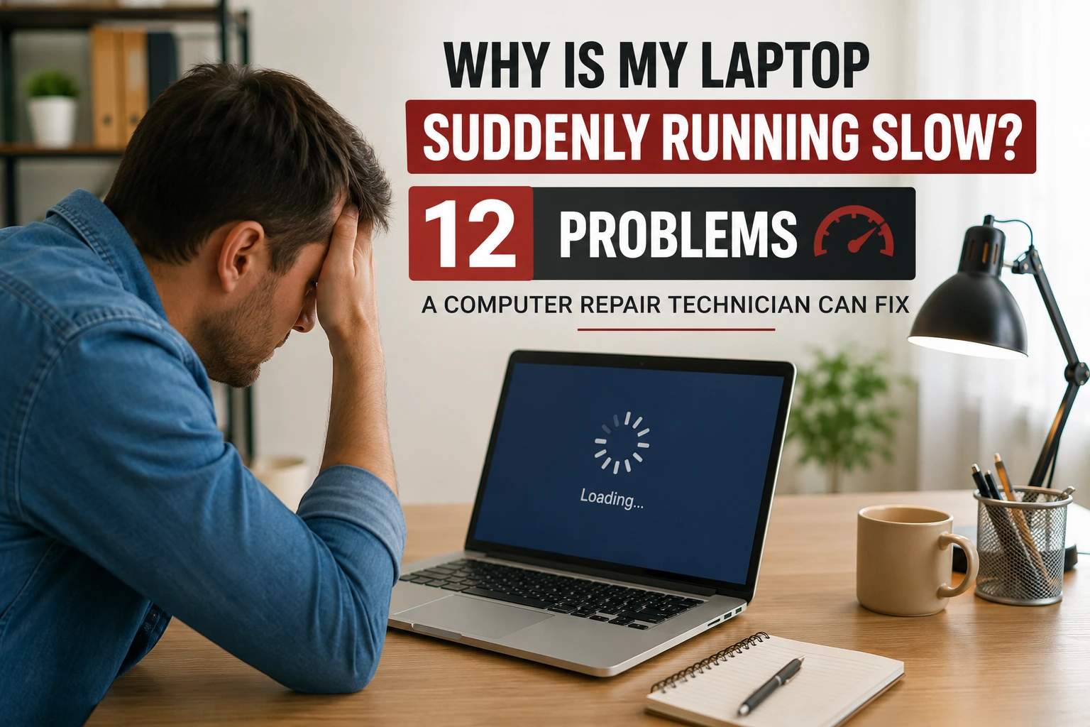 Why Is My Laptop Suddenly Running Slow? 12 Problems a Computer Repair Technician Can Fix