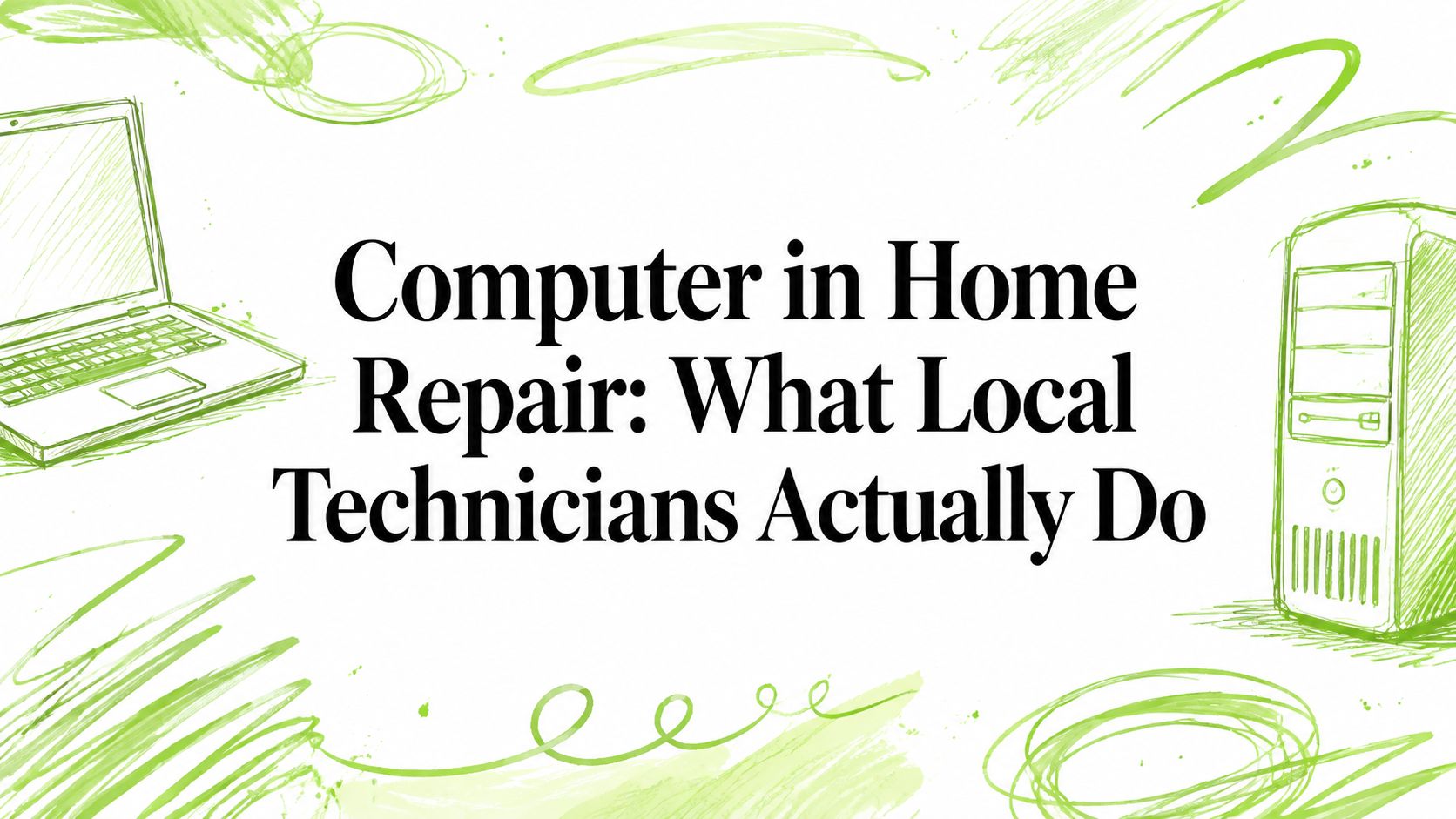 Computer in Home Repair: What Local Technicians Actually Do