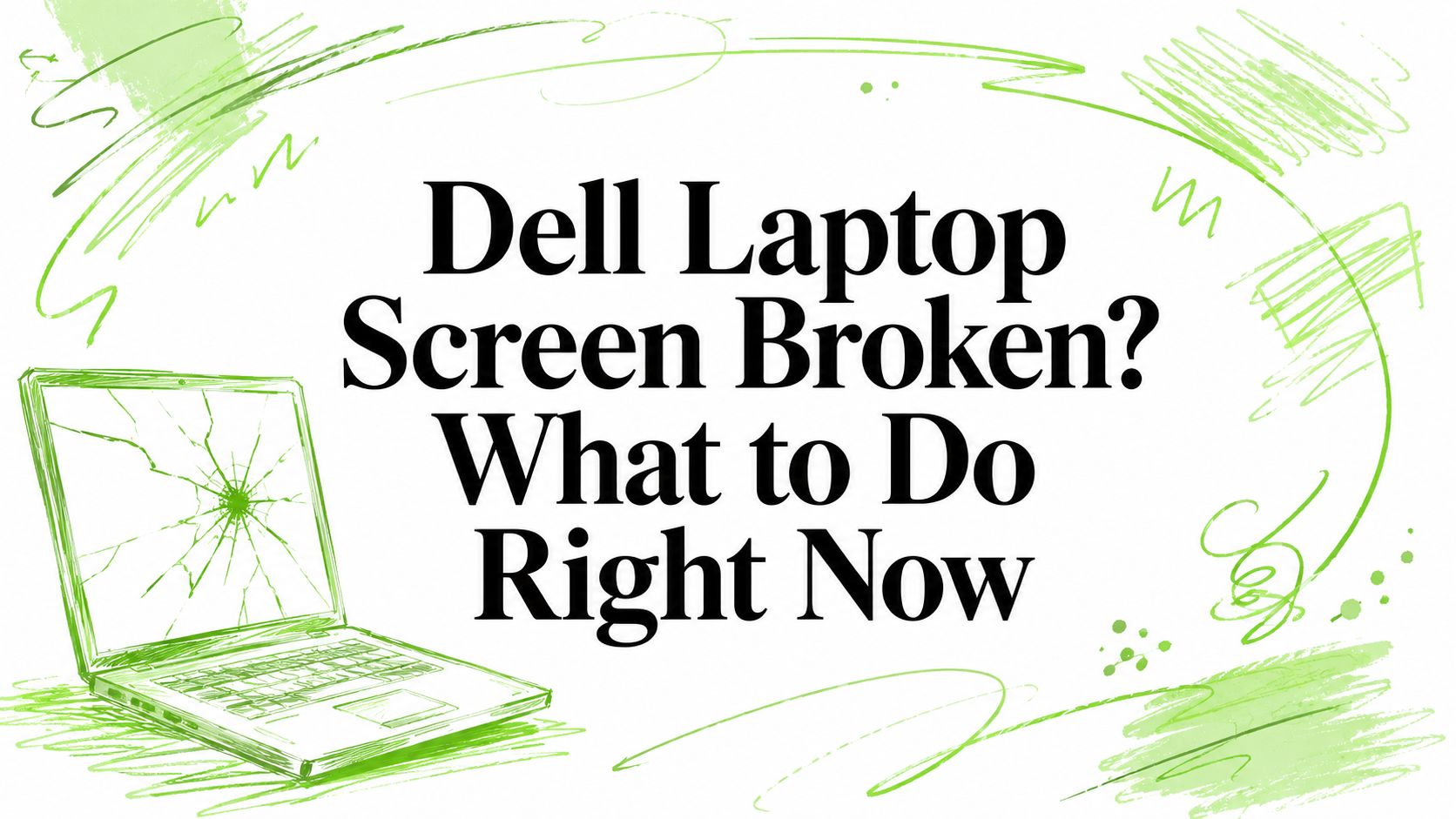 Dell Laptop Screen Broken? What to Do Right Now