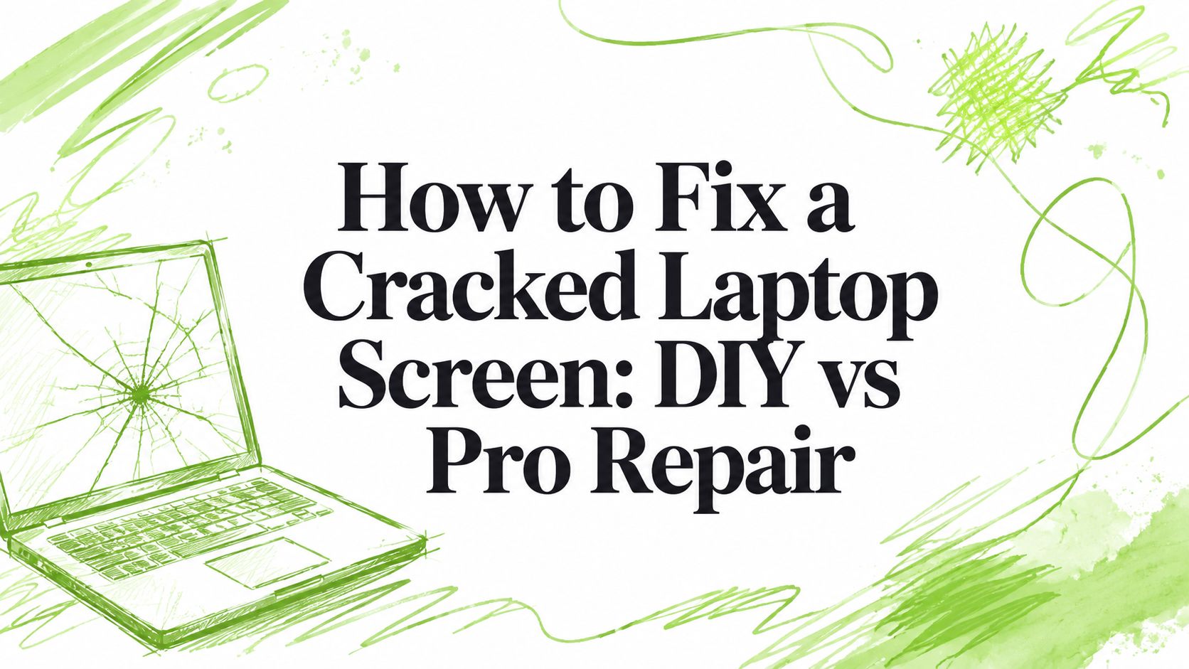 How to Fix a Cracked Laptop Screen: DIY vs Pro Repair