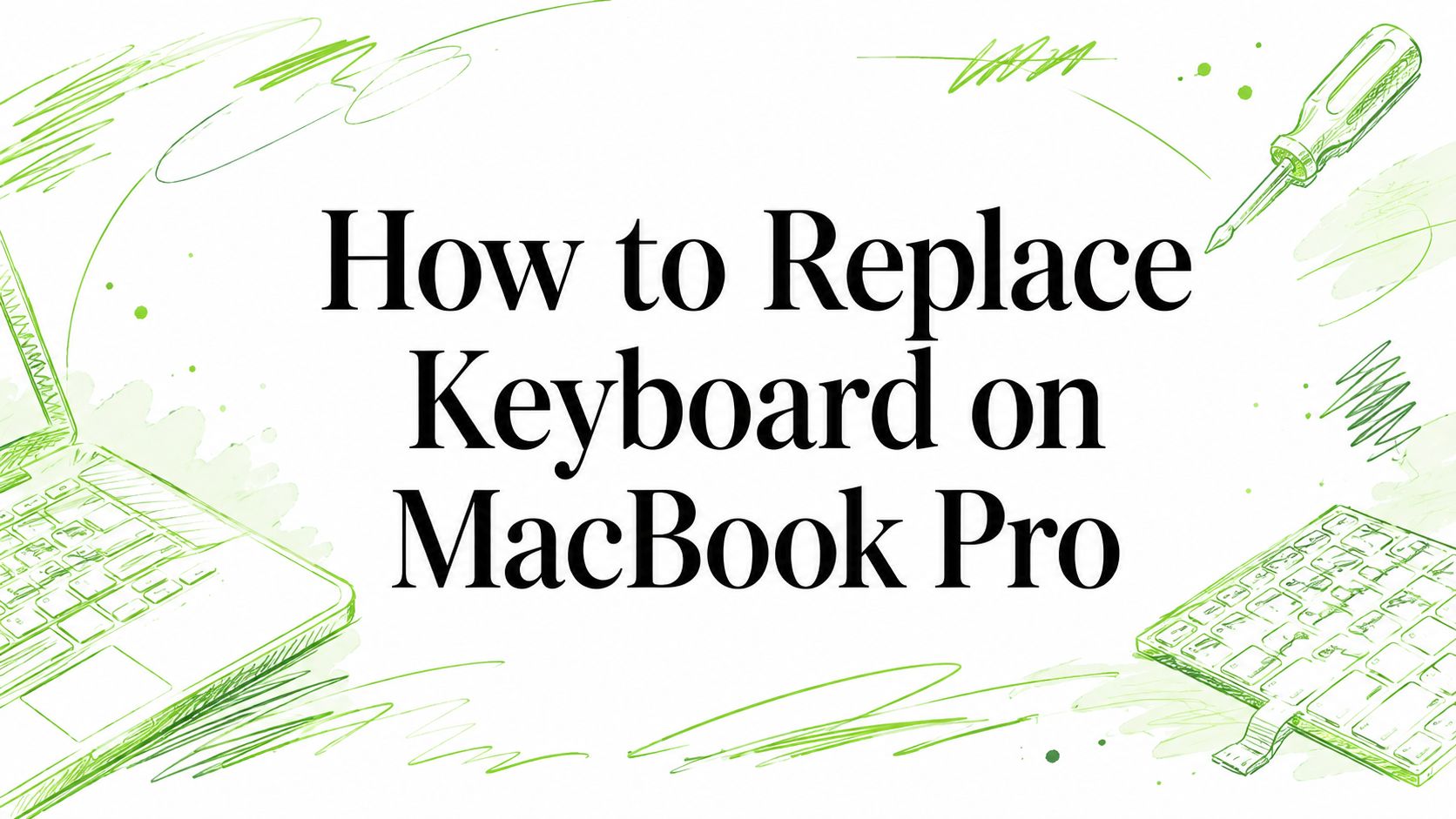 How to Replace Keyboard on MacBook Pro