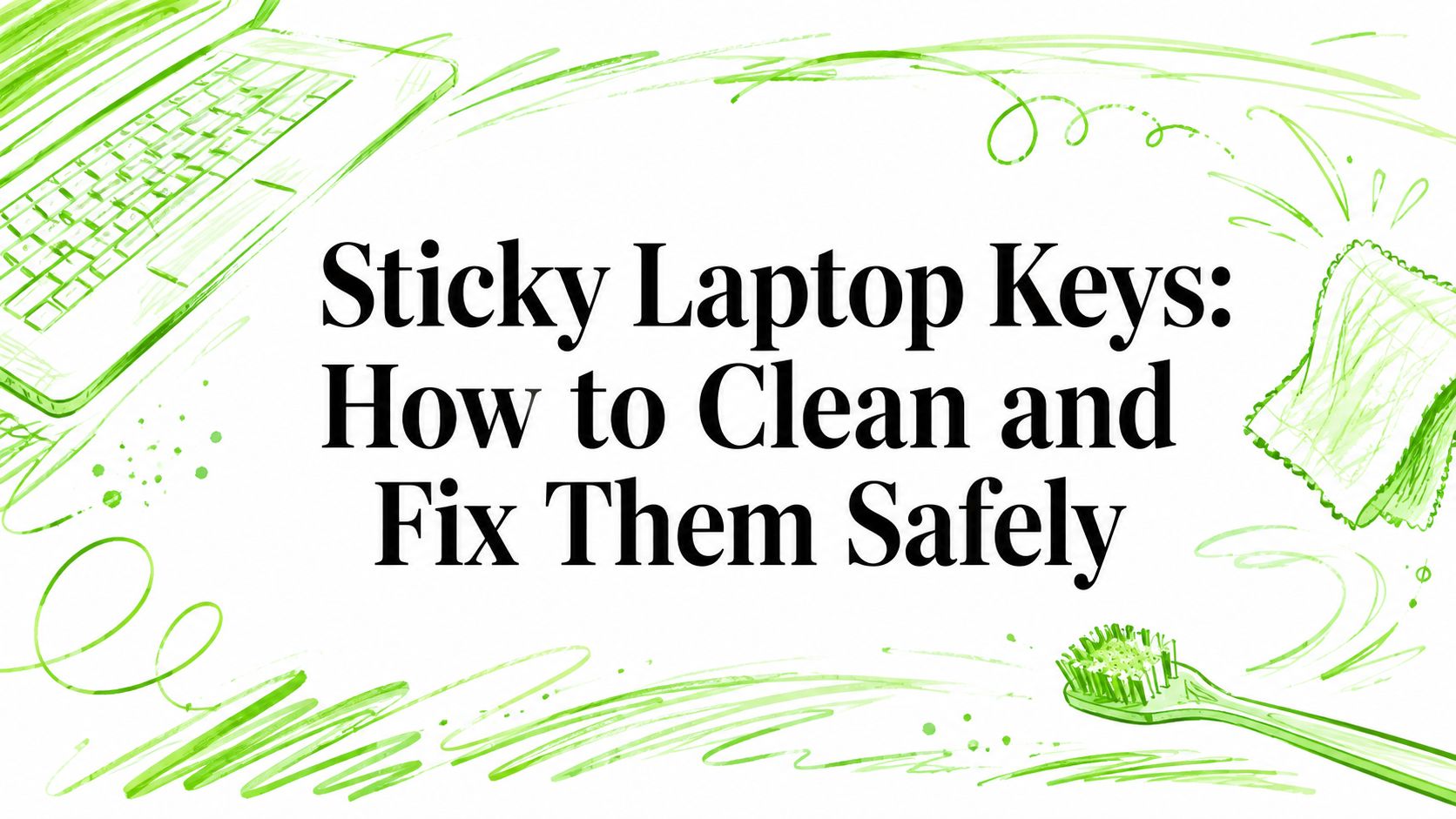 Sticky Laptop Keys: How to Clean and Fix Them Safely